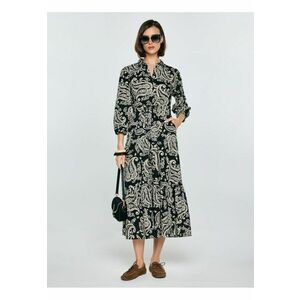 Rochie cu model paisley si nasturi imagine