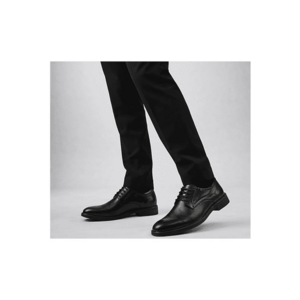 Pantofi eleganti - barbati - E630007A negru - piele naturala - toc - Negru imagine