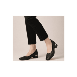 Pantofi eleganti - dama - M480017A negru - piele naturala - toc - Negru imagine