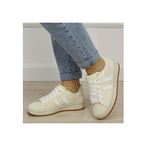 Sneakersi dama bej BM-1101 M2 19310 - Bej imagine