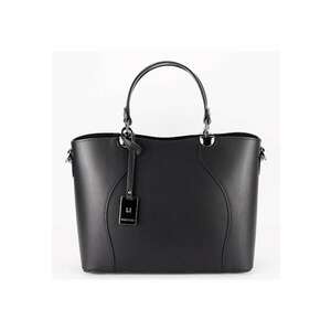Geanta din piele naturala 1424A 125 - Negru - 25x31x12 imagine