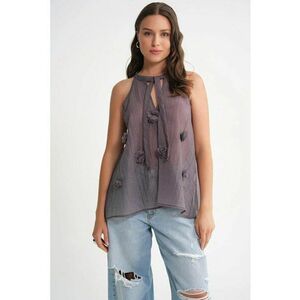 cu volane - roz textil - Roz imagine