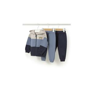 Set 2 Perechi Pantaloni Trening si Bluza - albastru - bumbac imagine