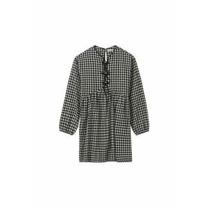 Rochie casual - Alb/Negru - Pentru fete imagine
