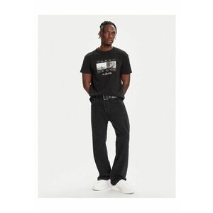 Tricou barbati negru - bumbac - imagine