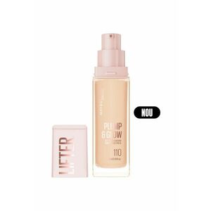 Fond De Ten Maybelline New York Lifter Plump&Glow pentru ten luminos 30 ml - 110 imagine