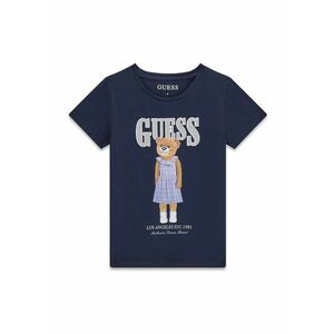 Tricou cu logo si imprimeu cu ursulet imagine