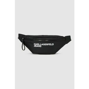 Borseta cu bareta cu imprimeu logo Essential - Negru imagine