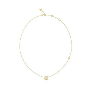 Colier cu zirconia - Auriu imagine
