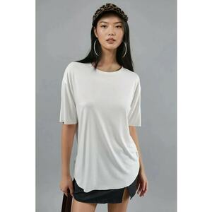 Tricou dama - poliester/modal - alb imagine