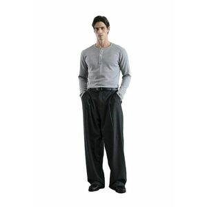 Pantaloni barbati - poliester/viscoza/elastan - negru imagine