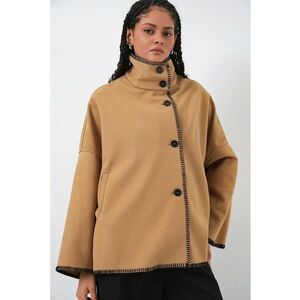 Jacheta dama - galben chihlimbar - textil imagine