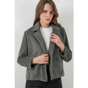 Jacheta dama - gri - textil imagine
