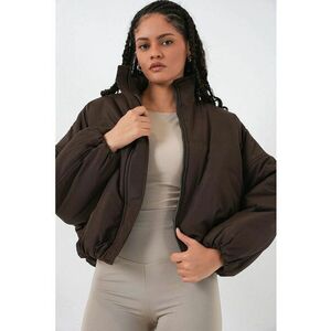 Geaca dama - textil - maro imagine