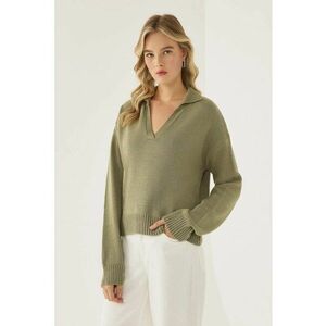 Pulover dama - Tricot - Verde - imagine