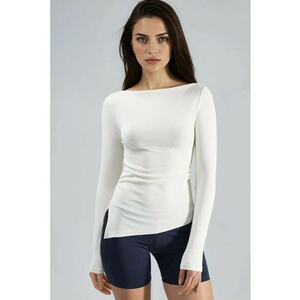 Bluza pentru dama - Alb - Jerseu imagine