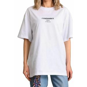 Tricou dama - bumbac/poliester/elastan - alb imagine