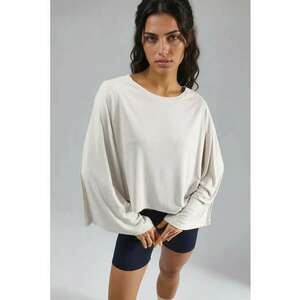 Bluza dama - Bej natural - Jerseu imagine