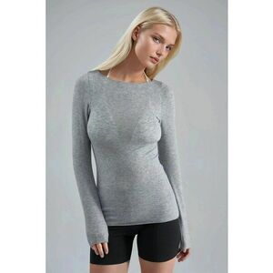 Bluza dama - Gri deschis - Jerseu imagine