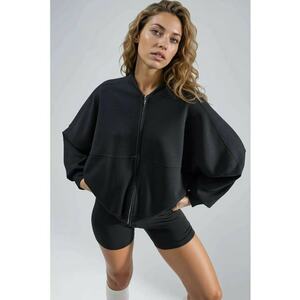 Hanorac dama neopren - negru imagine