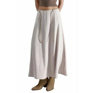 Fusta lunga - Textil - Bej natural imagine