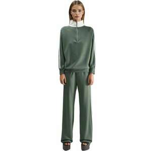 Trening dama - tricot - alb/verde - imagine