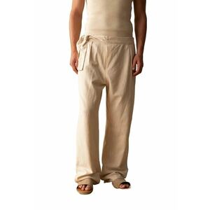 Pantaloni barbati - bumbac - bej imagine