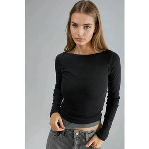 Bluza dama - Negru - Jerseu imagine