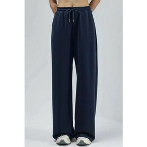 Pantaloni dama bleumarin - Albastru marin imagine
