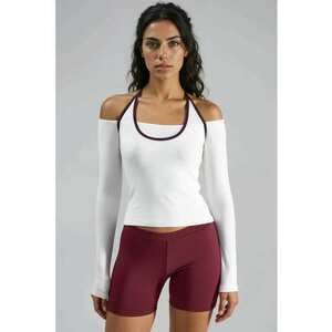 Bluza dama - Alb - Jerseu imagine