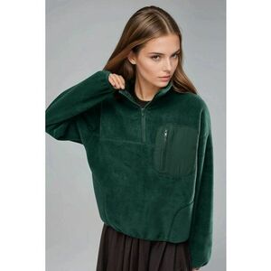 Hanorac dama - Verde - Textil imagine