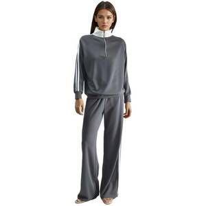 Trening dama tricot - gri/alb imagine