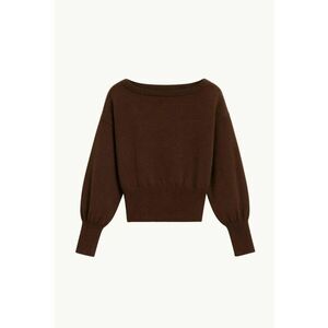 Pulover asimetric dama - maro - tricot - One Size imagine
