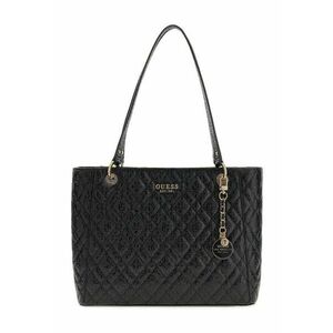 Geanta shopper cu logo metalic Isemay - Negru imagine