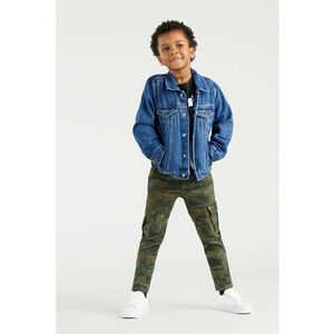 Jacheta de denim cu buzunare frontale - Albastru imagine