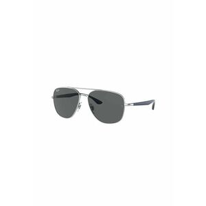 Ochelari de soare aviator unisex cu lentile uni - Albastru imagine