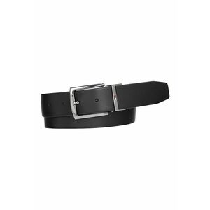 Curea de piele cu design reversibil Denton - Albastru ultramarin imagine
