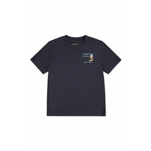 Tricou cu imprimeu pe partea din spate Scoop 'N G - Galben sofran/Negru carbon imagine