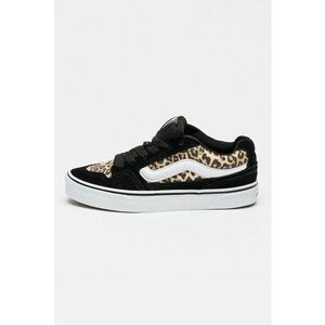 Pantofi sport cu model animal print Caldrone - Negru/Bej deschis imagine