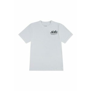 Tricou cu imprimeu pe partea din spate NYC Sketch - Gri deschis/Verde deschis imagine
