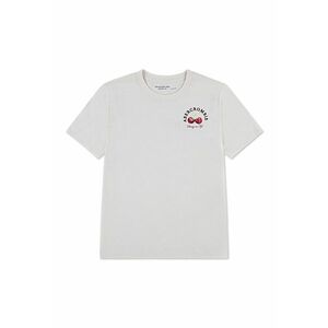 Tricou din amestec de bumbac cu imprimeu cirese - Rosu/Gri deschis imagine