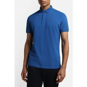Tricou polo de bumbac Eolanos - Albastru imagine