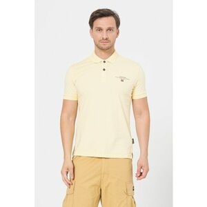 Tricou polo cu logo Elbas - Galben pal imagine