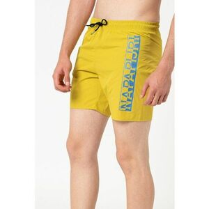 Pantaloni scurti de baie cu snur Victor - Galben mustar imagine