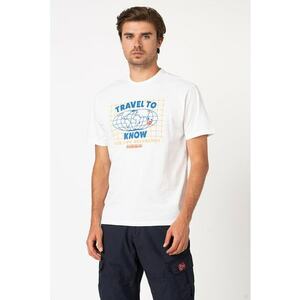 Tricou cu imprimeu Samel - Alb imagine