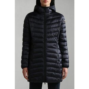 Geaca lunga regular fit cu aspect matlasat Aerons - Negru imagine