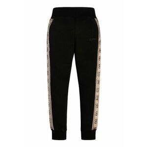 Pantaloni de trening cu segmente logo laterale - Negru imagine
