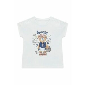 Tricou cu imprimeu grafic - Alb/Albastru imagine