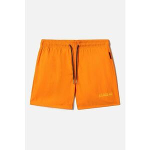 Pantaloni scurti de baie cu snur in talie V-Box - Portocaliu mandarina - imagine