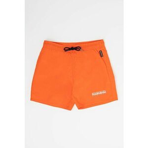 Pantaloni scurti de baie cu snur in talie V-Box - Portocaliu mandarina - imagine